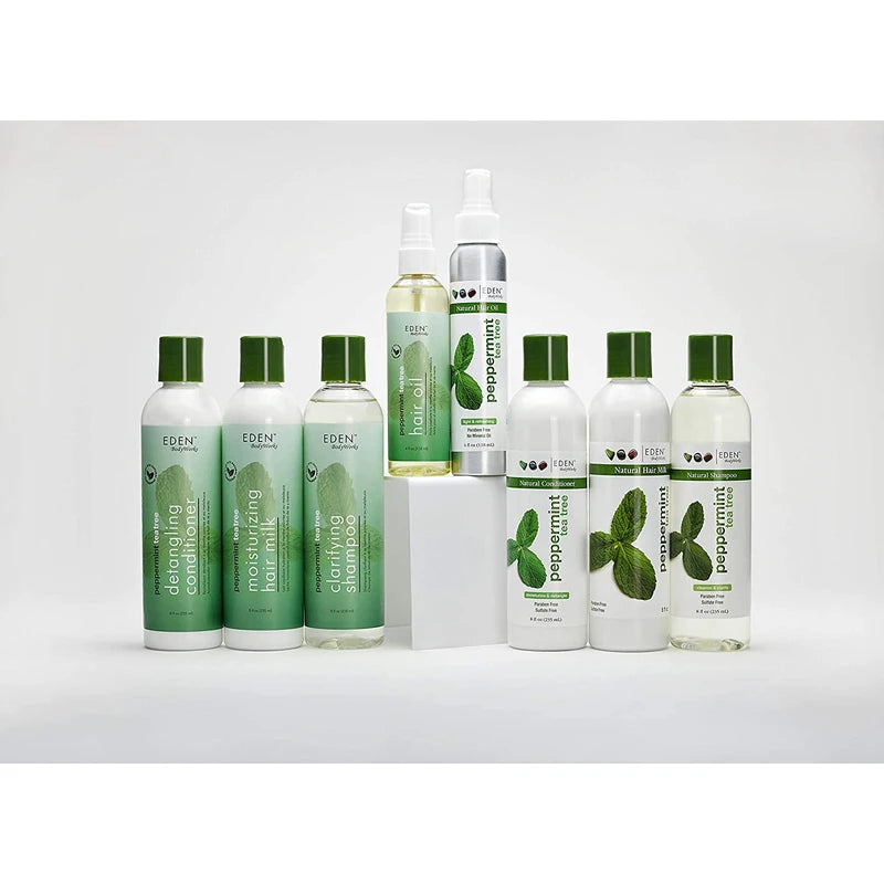 EDEN BodyWorks Peppermint Tea Tree Clear Shampoo, 8oz- Packaging May Vary