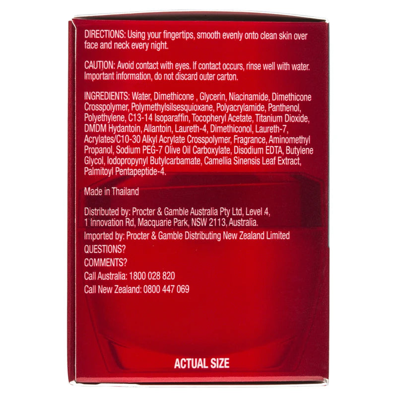 Olay Regenerist Revitalising Night Face Cream Moisturiser, 50g