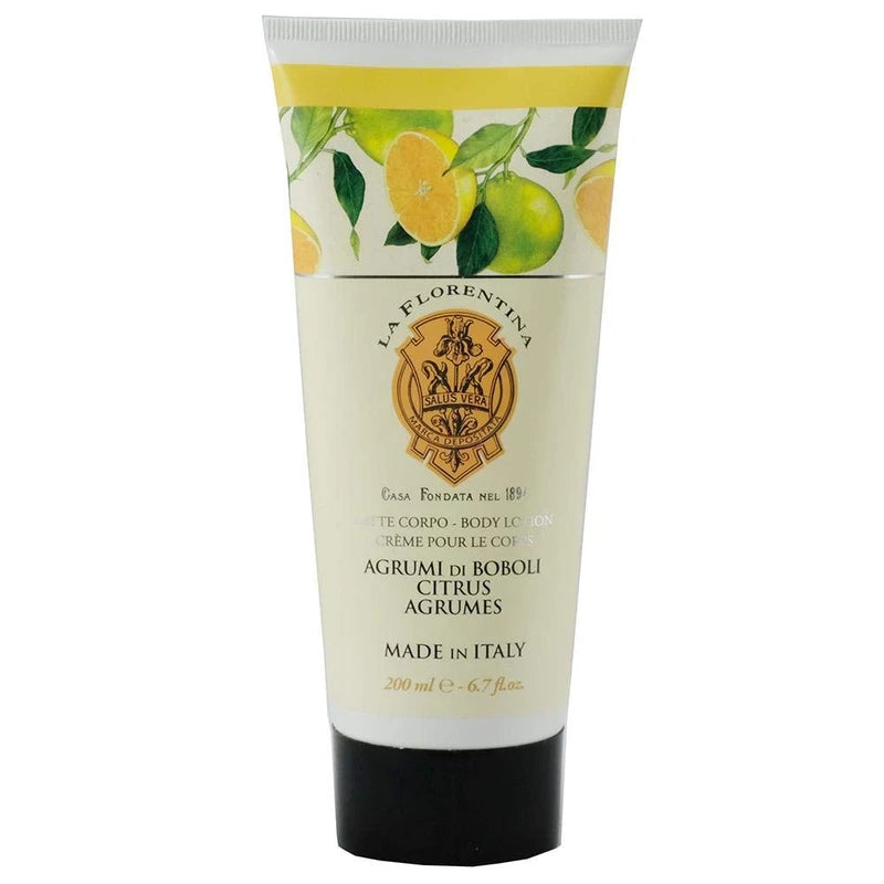 LA FLORENTINA La Florentina Body Lotion, Boboli Citrus, Body Cream, 6.8 fl oz (200 ml)