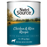 NutriSource Adult Chicken & Rice Canned Dog Food 13oz