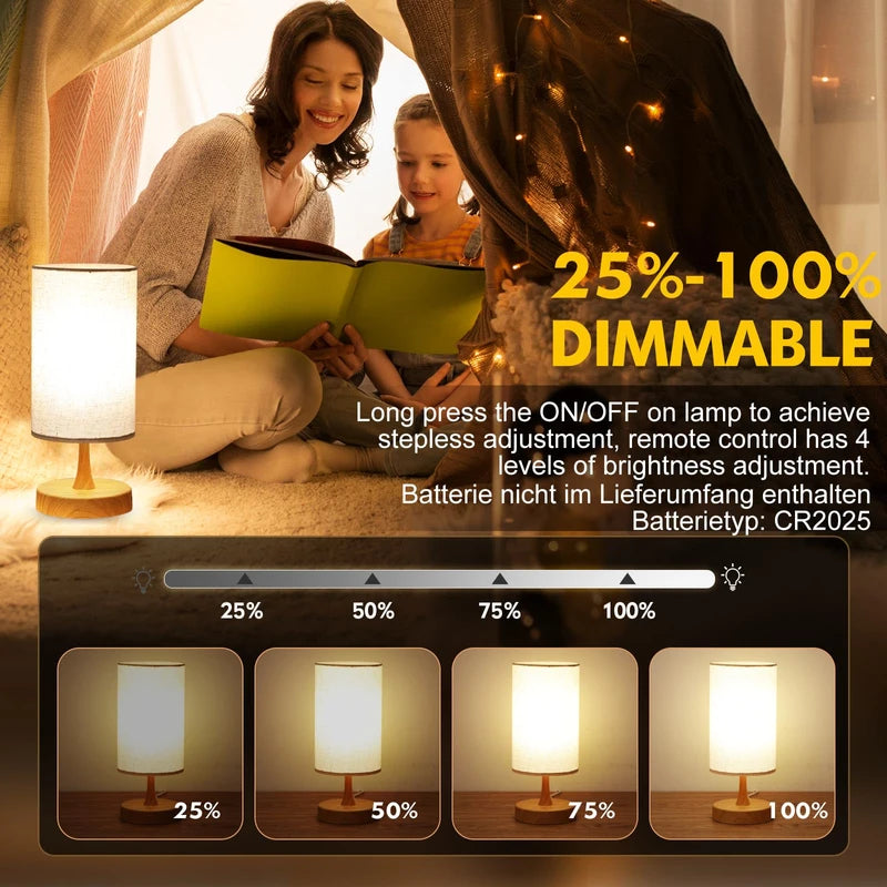 Caromolly Daylight Lamp 10000 Lux Light Therapy Lamp, Daylight Lamp with Remote Control, 3 Colour Temperatures & 4 Brightness Levels & Timer, Full Spectrum Lamp for Home (Wood Grain)