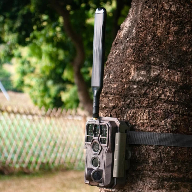 GardePro X50MB Cellular Trail Camera, Full Video Preview, Built-in Memory, No SD Card Required, No-Glow IR, AT&T & T-Mobile, Game Cameras with 32MP H.265 1080p, 0.1s Trigger Speed, 100ft Night Vision