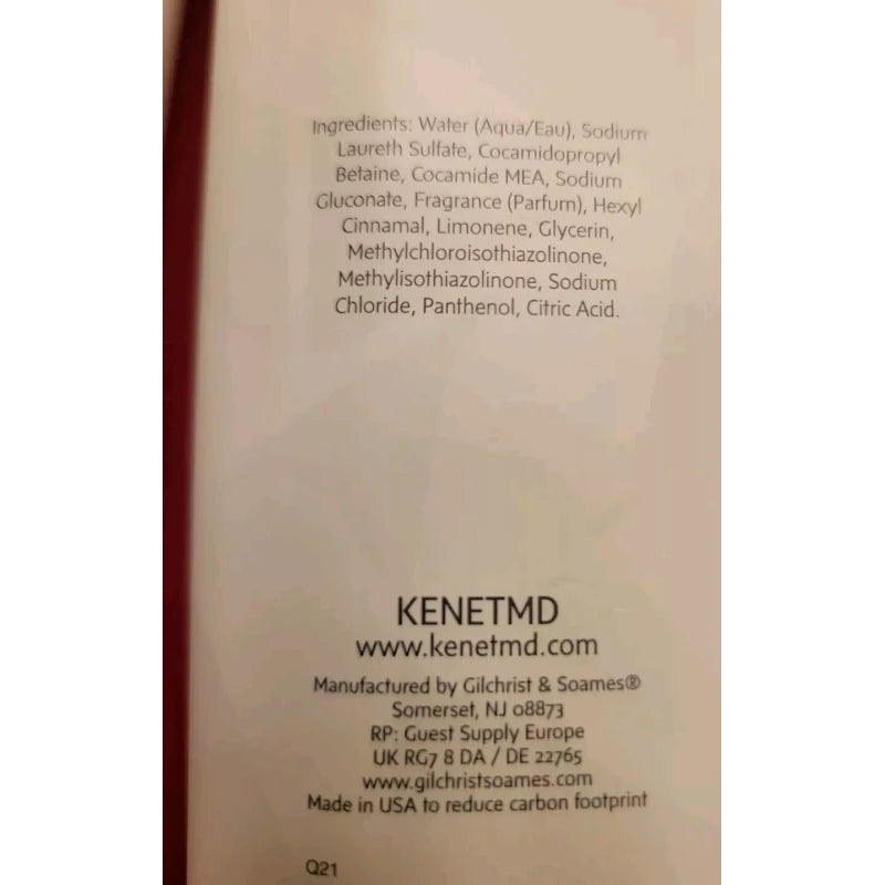 KenetMD Kenet MD Haircare Provitamin SHAMPOO 15 oz  Each, Ghilchrist & Soames Lot Of 3