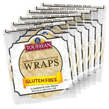 Toufayan Gluten Free Tortilla Wraps (Wholesale/Foodservice) | Premium Restaurant Style | 12" Diameter (6 Pack, 72 Wraps Total)