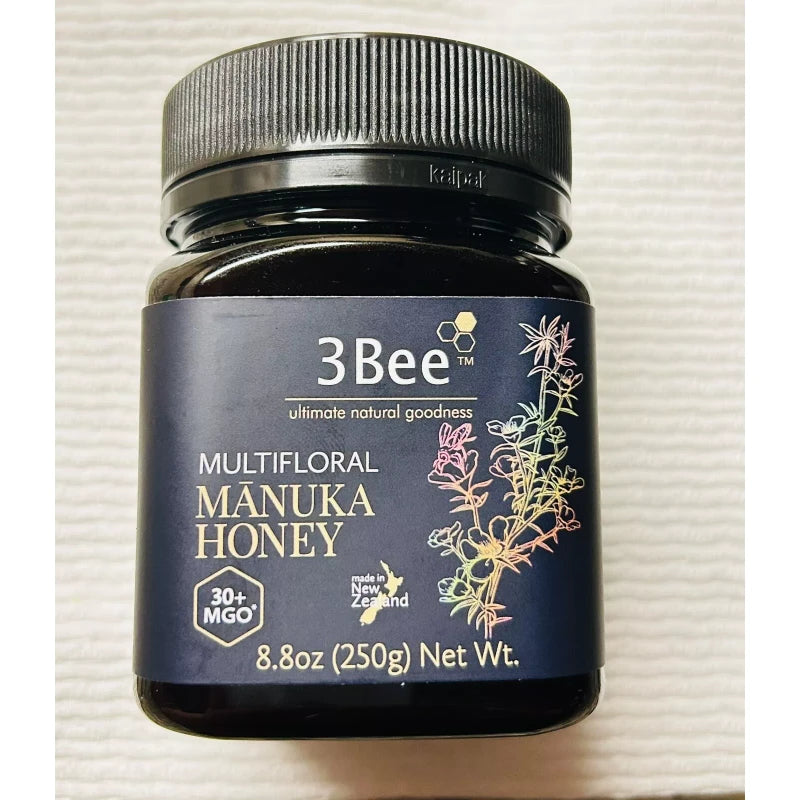 3Bee MultiFloral Manuka Honey MGO 30+ 8.8oz-250g Exp 6/2027 Fresh