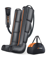 JZBRAIN Sequential Air Leg Compression Massager - FSA HSA Professional Full Leg Compression Boots for Athletes - Adjustable Intensity for Post-Workout Muscle Relaxation - Gifts for Him Her