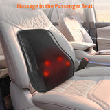 Admbm Rechargeable Back Massager with Heat, Shiatsu Neck Massager for Pain Relief Deep Tissue, 4D Kneading Massage Pillow for Neck Shoulder Leg Waist and Abdominal, Suit for Office, Home and Car