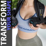 Exercise Hip Thrust Belt with Slip-Resistant Padding - Easy to Use with Dumbbells, Kettlebells, or Plates - Protects Your Hips for Gym, Home Workouts, or On the Go (Black)