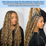 Human Braiding Hair 20 Inch 5 Bundles Deep Wave Bulk for Braiding 27/30 Ombre No Weft 100% Unprocessed 12A for Boho Braids 150g/Pack