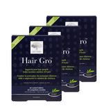 NEW NORDIC Hair GRO, Hair Growth Supplement, Biotin & Palm Fruit Extract Tocotrienols for Natural Regrowth, 60 Count (Pack of 3)