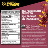 Honey Stinger Organic Acai Pomegranate Energy Gel, Gluten Free & Caffeine Free, for Exercise, Running and Performance, Sports Nutrition for Home & Gym, Pre and Mid Workout, 24 Pack, 26.4 Ounce