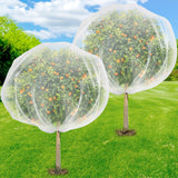 2 Pack 8.2 x 6.6 ft Fruit Tree Netting Covers with Drawstring