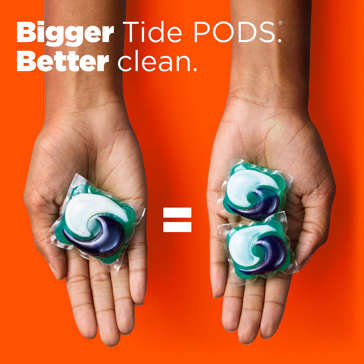 Tide Ultra OXI Power PODS with Odor Eliminators Laundry Detergent Pacs, 48 Count, For Visible and Invisible Dirt