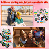 200 Disability Pride Month Pins Buttons 1.26" Round Lapel Badges Equality