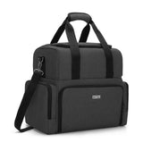 BAFASO Large Tattoo Case with 3 Inner Removable Pouches, Tattoo Travel Case for Large Tattoo Stencil Printer and Tattoo Supplies (Patented), Black