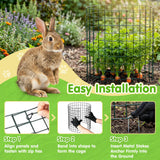 10 Pack Round Plant Protector from Animals – 30pcs 12" × 12" Metal Wire Mesh Garden Plant Cages Wire Plant Covers Pre-Bent Metal Mesh for Seedling Raised Bed Garden Protection for Vegetables Flower