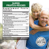 COUNTRY FARMS Super Fruits and Veggies Capsules, Whole Food Supplement, Powerful Antioxidant, Supports Energy, Immune Health, Boosts Digestive Health, 30 Organic Super Foods, 60 Servings, 2 Pack