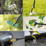 48 Inch Extra Long Grabber Reacher Tool，Foldable Pick Up Stick with Strong Grip Magnetic，360°Rotating Anti-Slip Jaw 4" Wide Claw Opening,Hand Grabber for Reaching