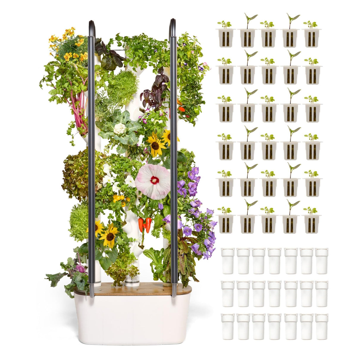 Gardyn Home 4 Vertical Hydroponics Growing System Kit - 30 Plants