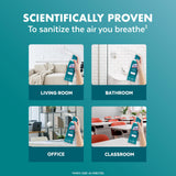 Lysol Air Sanitizer Spray with Odor Eliminator for Home & Office, Sanitizing Spray, Air Freshener Alternative, Simple Fresh Scent, 10 oz (Pack of 3)