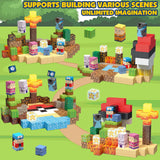 YUNGOWN 200PCS Magnetic Blocks Building Toys Set, Light Up Build 3D Magnetic Building Blocks for Kids Boys Girls Ages 3+, Magnet Cubes STEM Sensory Christmas Birthday Gift Construction Toys