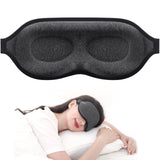 MZOO Luxury Sleep Mask for Back, Side Sleeper, Complete Light Blocking Sleeping Eye Mask Night Blindfold, 3D Zero Pressure & Spacious for Lash Extensions, Breathable Soft Eye Cover Flight Nap Travel