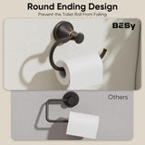 BESy Oil Rubbed Bronze Toilet Tissue Paper Holder Oil Rubbed Bronze Bathroom Accessories Toilet roll Paper Hanger, Wall Mounted, Rustproof