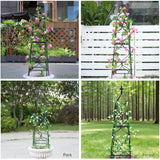 GOOOXIM Metal Obelisk Trellis - 38.3"" Climbing Support for Vines & Roses