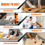 TOOLIFE Connectable Contour Gauge 10+10 Inch,Christmas Gifts for Stocking Stuffers Men Husband Dad, Shape Woodworking Tools for Flooring Tile Laying Carpet, Gifts for Him, Anniversary Birthday Ideas