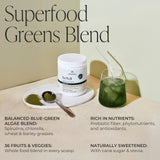 Arbonne BeWell Superfood Greens Powder - Health Supplement Powder Made from a Variety of Fruits and Vegetables, Organic Green Juice Supplement, 7.8 oz