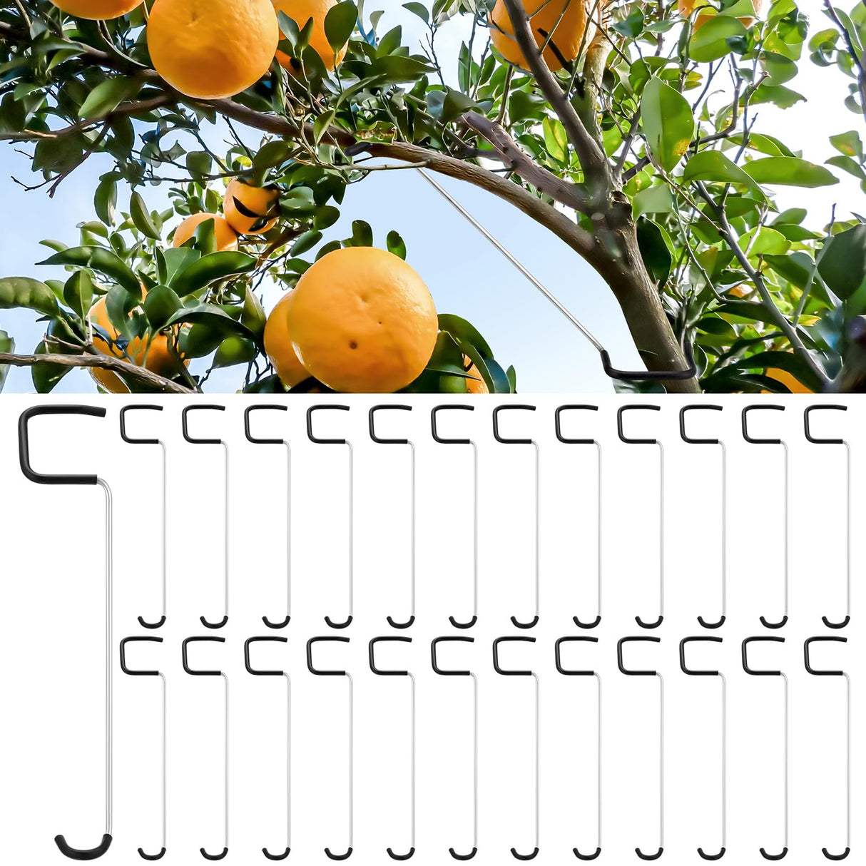MorningRo 25 Pcs Fruit Trees Limb Spreader 10 Inch Tree Branch Puller Spreader with Plastic Hose Wrapped, Spreading Crotch Open Angles Branches Support Bending Tool for Shaping Seedlings Flowers
