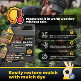 32 oz Black Mulch Dye Concentrate, Liquid Mulch Dye for Landscaping