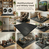 Foldable High-Density Washer Dryer Mat, 68 x 29.5 in, Noise Reduction Anti-Vibration Mat, Waterproof & Non-Slip, Floor Protection – Ideal for Late-Night Laundry & Pet-Friendly Homes