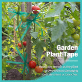 Prudiut 1500Ft Plant Tape, 1/2" Stretch Garden Tie Tape Roll, Plant Ribbon(10 Rolls)