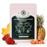 NIUSISE Feminine Balance Gummies, Premium Balance Supplement for Women PH Health, Immune Support, Vegan, Gluten-Free - Hawaiian Pineapple - 60 Gummies - 30 Servings