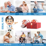 Toilet Aids Set for Wiping - Long Handle Butt Wiper for People Overweight, Elderly and Disabled, Bottom Buddy Wiping Aid for Bathroom ( 4PCS Personal Hygiene Kit )