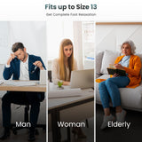 Snailax Shiatsu Foot Massager with Heat, Deep Kneading, Compression, Vibration,FSA HSA Eligible,Electric Foot Massage Machine for Plantar Fasciitis,Neuropathy,Foot Warmer,Remote Control,Size 13,Gifts