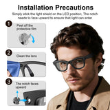 18Pcs LED Light Blocking Stickers Compatible with Ray-Ban Meta Wayfarer/Skyler/Headliner Gen 2 & Oakley Meta HSTN Smart Glasses Accessories, Low-Tack Restickable Blackout LED Light Covers Sticker