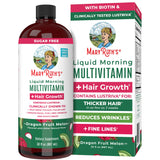 MaryRuth's Liquid Multivitamin + Hair Growth | Clinically Tested in Women for Thicker Hair & Facial Wrinkles | Biotin 10000mcg | Lustriva Hair Growth Supplements | Skin Care | Ages 18+ | 30 Fl Oz