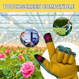 MSUPSAV Puncture Resistant Gardening Gloves,Work Glove,Blue,Medium