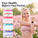 Smart Watch for Women, Bluetooth Answer/Make Calls, 1.83"HD Screen, 2 Bands