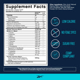 Reebok REEcover Amino Acids + Electrolytes | 8g EAAs, 5g BCAAs, Hydration Matrix | Muscle Recovery, Strength | Post-Workout Support | 30 Servings | Strawberry Lemonade