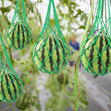 Rerialsaera 10Pack Melon Hammock Watermelon Nets with 20 Cable Zip Ties, Heavy Duty Watermelon Honeydew Net for Garden Trellis Vertical Garden Growing