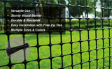 PotatoLife Black Plastic Garden Fence, Hardware Mesh, 40'' x 25'