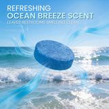 Urinal Cakes, Ocean Breeze Scent Urinal Deodorizing Block, Fresh Ocean Scent Urinal Pucks (Case of 24)