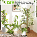 Moss Pole Monstera Plant Support 2 Pack 63 Inch Bendable Monstera Support