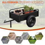 2-PCS 4.80/4.00-8 Tire, 14.5" Flat Free Wheelbarrow Tire and Wheel - Solid Replacement Tires with 3"-7" Adjustable Centered Hub, 5/8" & 3/4" Bearings | Fit 4.80/4.00-8, 4.00-8, 4.00-6, 3.50/3.00-8
