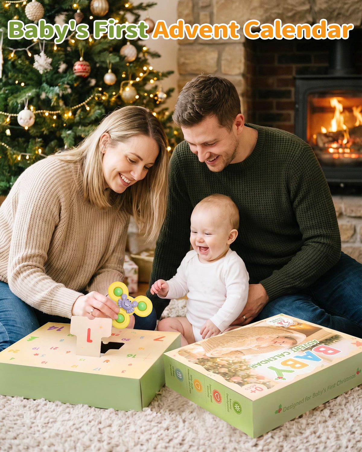 Baby Advent Calendar 2026, 24 Infant Sensory Toys Gift for Ages 3+ Months