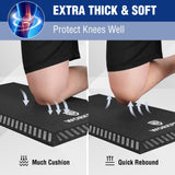 WORKPRO Extra Thick Kneeling Pad, Black, 28 x 16 x 1.2in