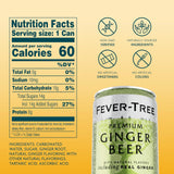 Fever-Tree Ginger Beer, 3-Ginger Blend Mixer, 24 Pack, 5.07 Fl Oz Cans